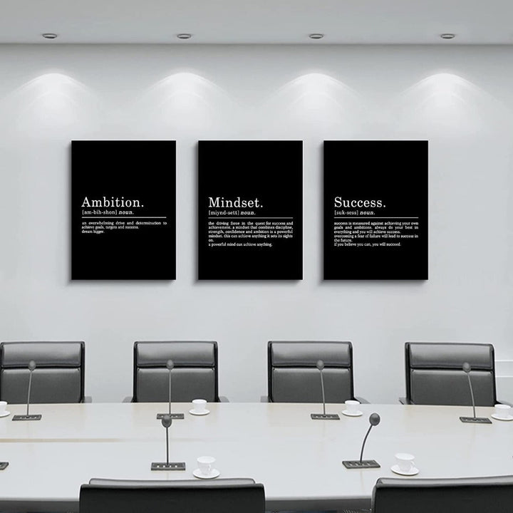 Framed Canvas Wall Art Quote | Bowlift
