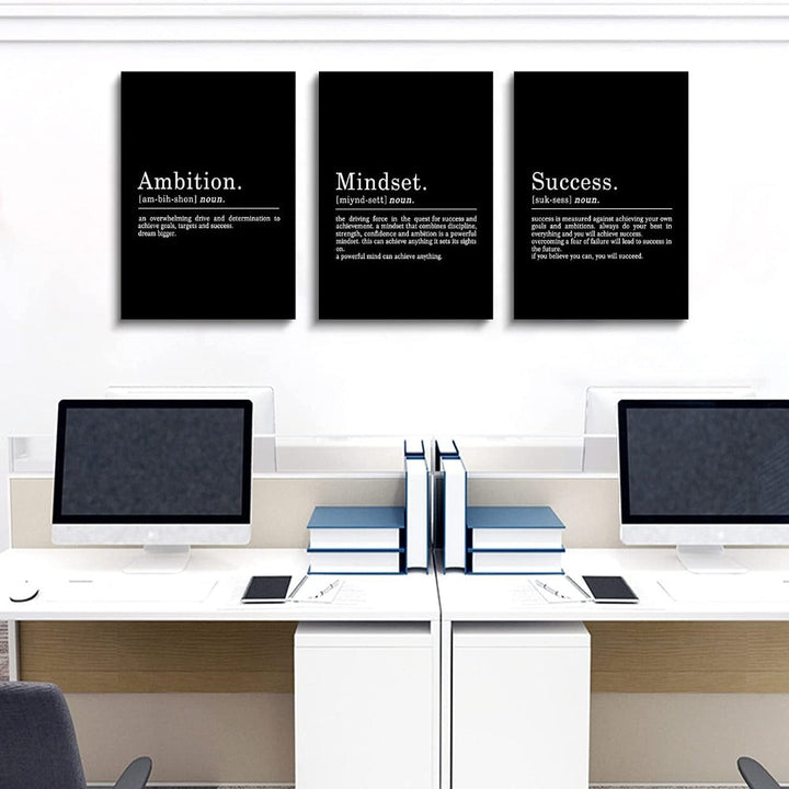 Framed Canvas Wall Art Quote | Bowlift