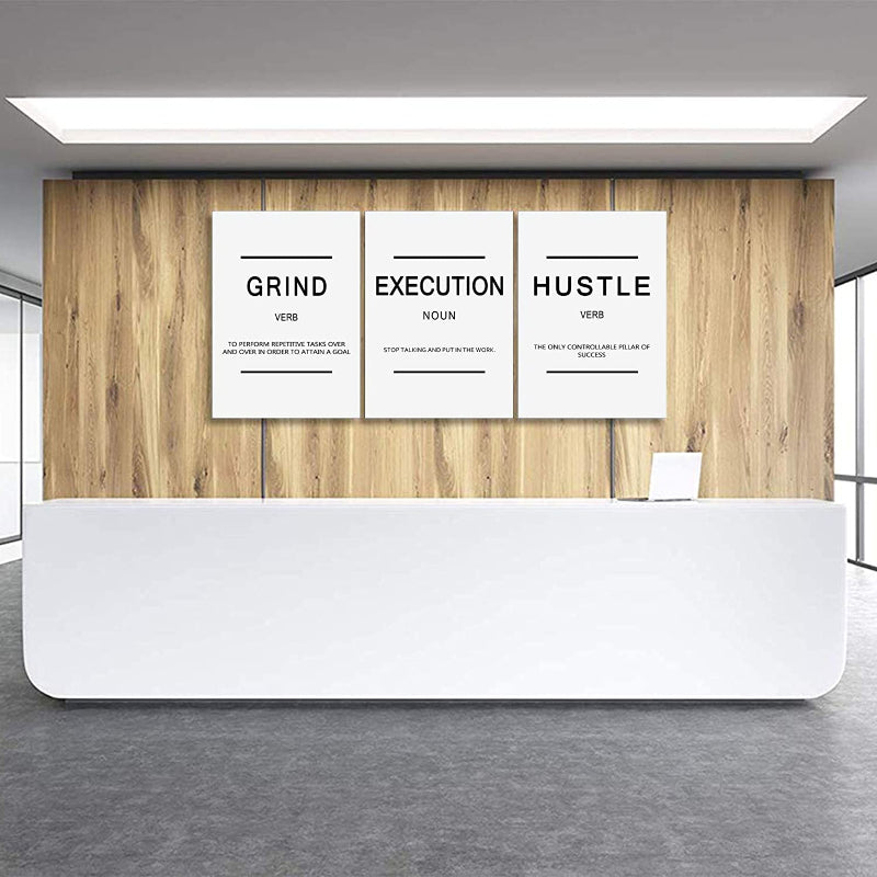 Framed Canvas Wall Art Positive Quote | Bowlift