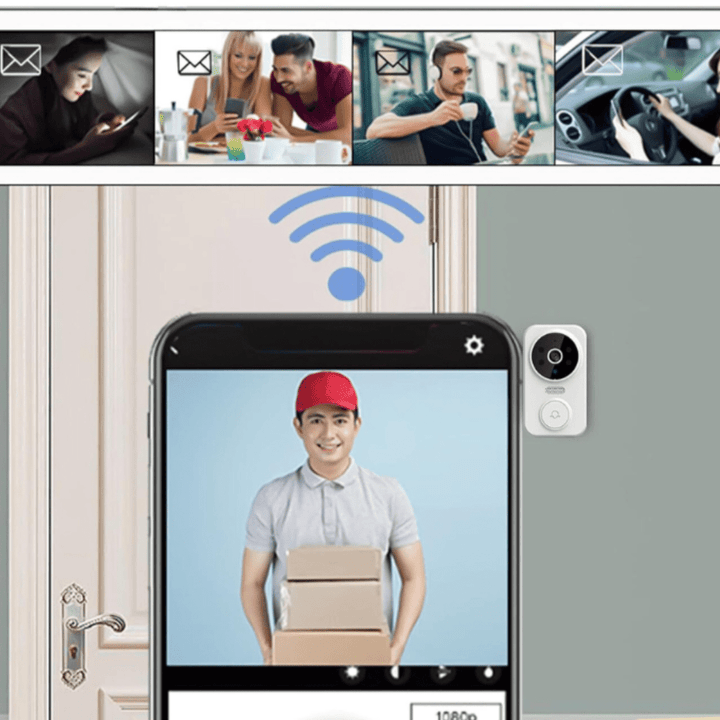 BowLift | Wireless HD Video Doorbell with Motion Detection & Two-Way Audio
