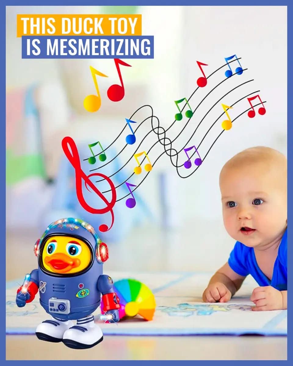 BowLift | Interactive Dancing Duck Toy with Light & Music