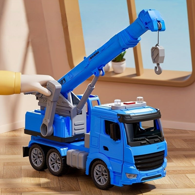 BowLift | Interactive Truck with Crane for Children with Lights and Sounds - Safe Ride-On Toy