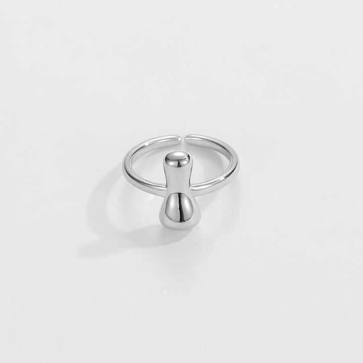 BowLift | Cute Bubble Letter Initial Ring