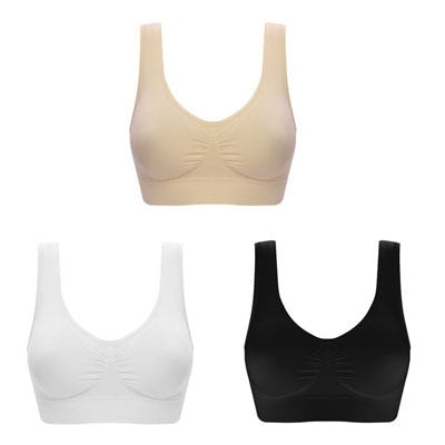 BowLift | Value pack 3pcs Seamless Push Up Bra Wireless Underwear