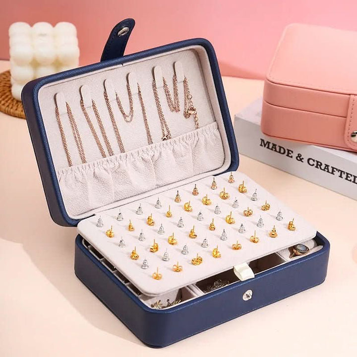 BowLift | Elegant Leather Jewelry Box for Rings & Earrings