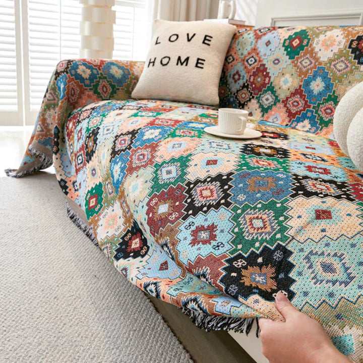 BowLift | Jewel Vintage Mosaic Sofa Cover