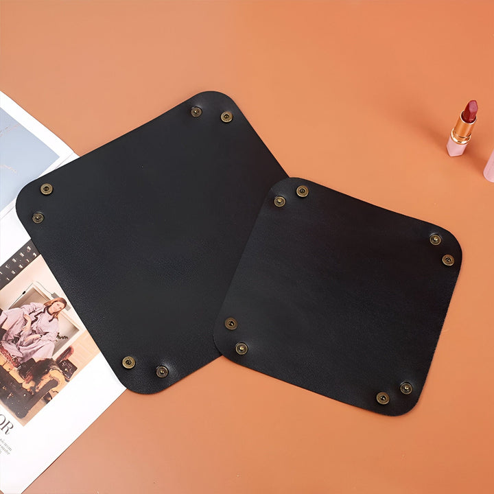 BowLift | Leather tray catch basin storage box