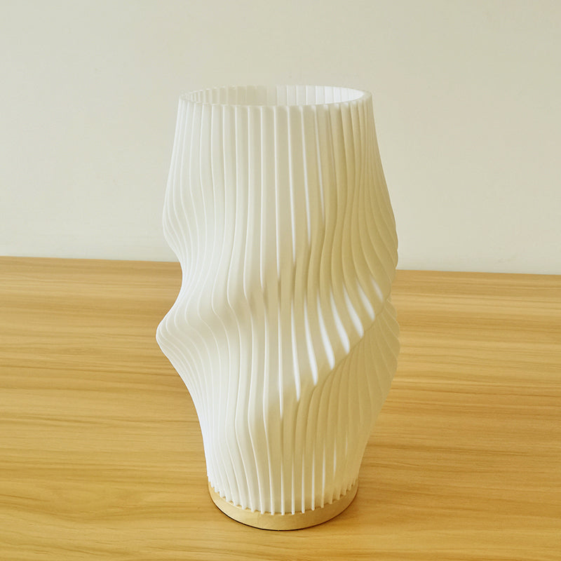 BowLift | Frenchlight Table Lamp - Elegant Pleated Table Lamp in French Cream for Atmospheric Spaces