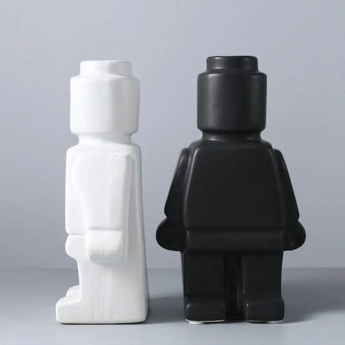 BowLift | Colorful Lego-Inspired Body Vase in Resin