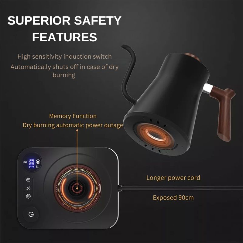 BowLift | Smart Electric Gooseneck Kettle With Temperature Control