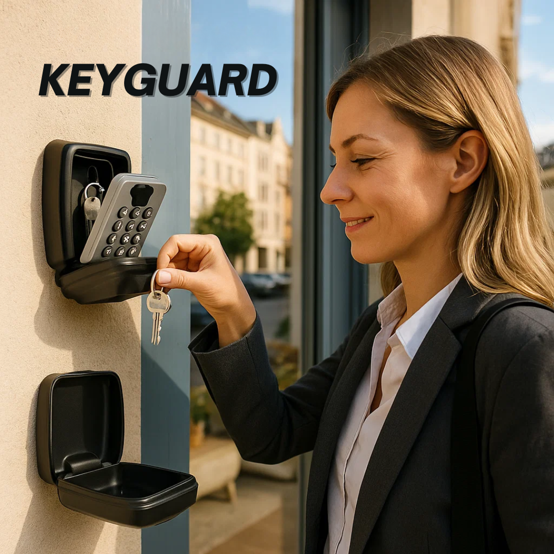 KeyGuard Outdoor Safe – Weather-Resistant Wall-Mounted Key Box | Bowlift