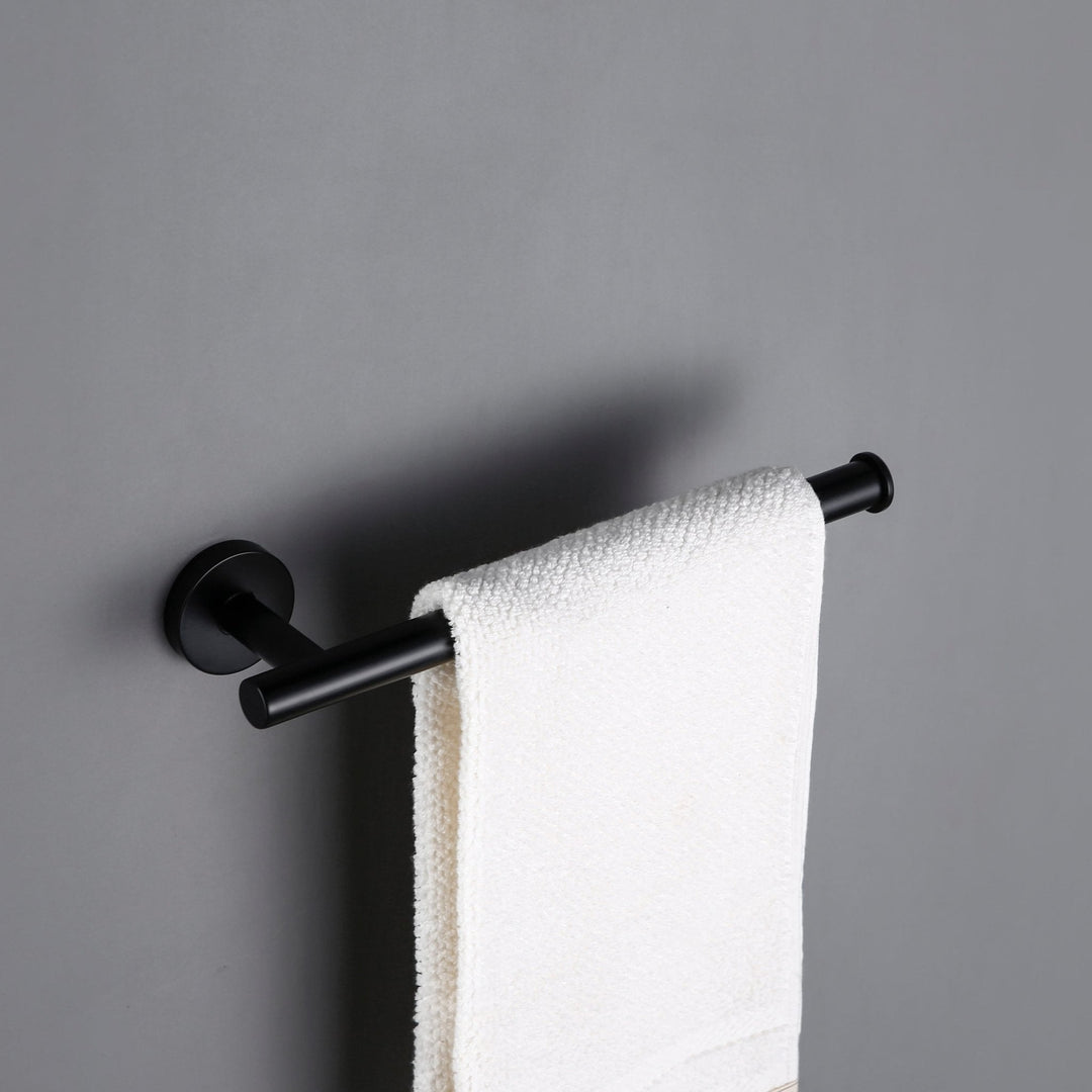 BowLift | KOL Towel Holder Black | Wall Towel Holder in Stainless Steel