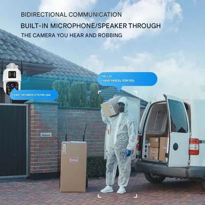 BowLift | Wireless security camera with solar panel & 360° all-round view