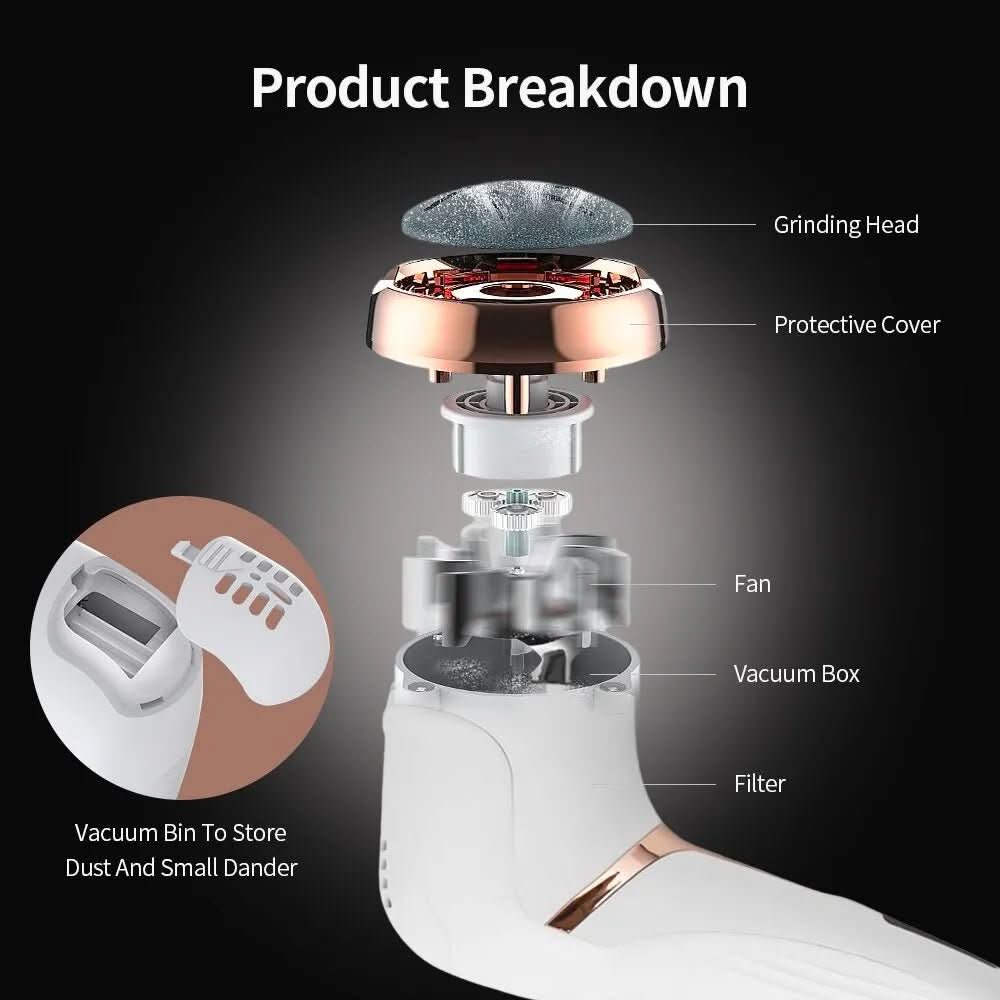 BowLift | Rechargeable foot care device for silky soft feet
