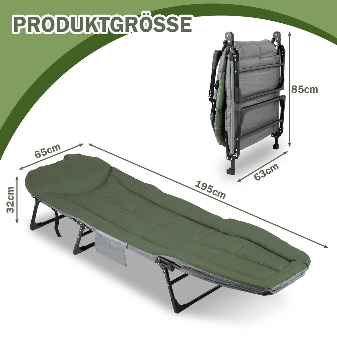 Carp bed fishing bed foldable maximum load 150 kg | Bowlift