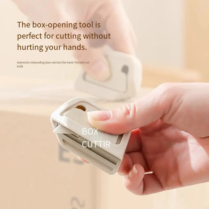 BowLift | Ceramic box cutter – With automatic blade retraction & magnet function