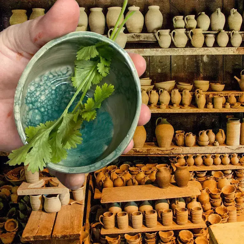 BowLift | Handmade Ceramic Herb Stripper – Effortless & Clean