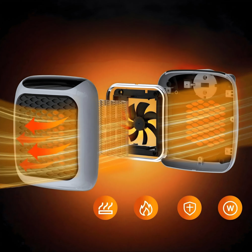 BowLift | WarmiWall Ceramic Wall Heating – Energy-efficient Mini-radiator with Thermostat