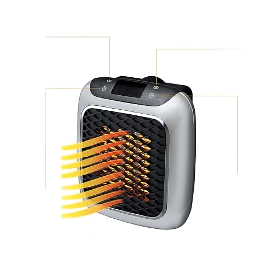 BowLift | WarmiWall Ceramic Wall Heating – Energy-efficient Mini-radiator with Thermostat