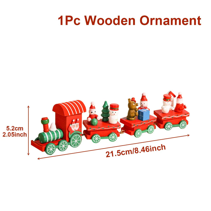 BowLift | Kerst Trein Decoratie – Houten of Plastic Kersttrein voor een Feestelijke Sfeer