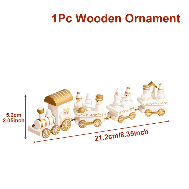 BowLift | Kerst Trein Decoratie – Houten of Plastic Kersttrein voor een Feestelijke Sfeer