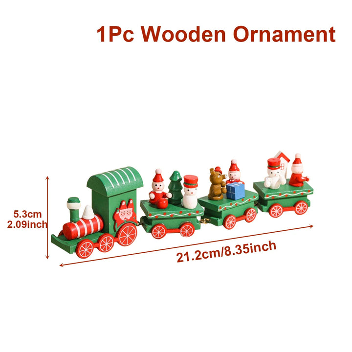 BowLift | Kerst Trein Decoratie – Houten of Plastic Kersttrein voor een Feestelijke Sfeer
