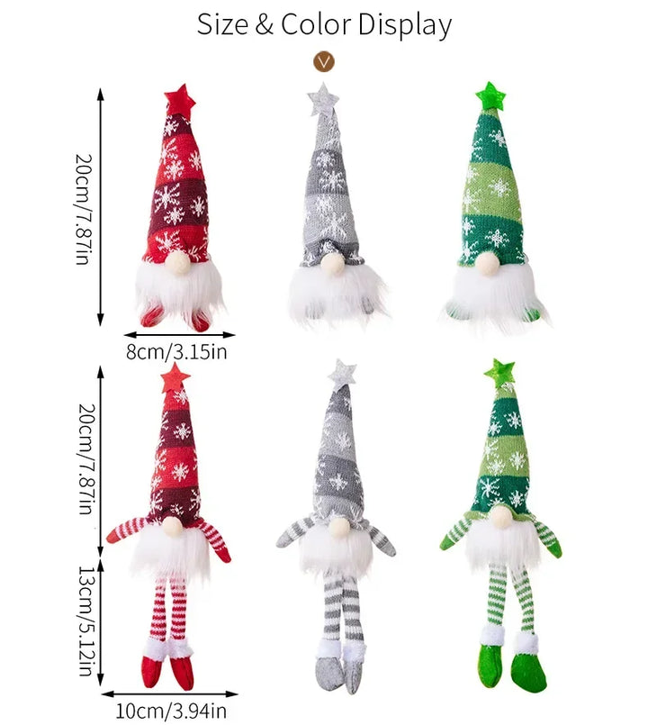 BowLift | Kerstdecoratie met LED-licht – Gezichtsloze Pop van Pluche voor Sfeervolle Feestdagen
