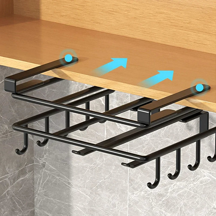 BowLift | Stylish Kitchen Hang Organizer - Easy Installation Without Drilling