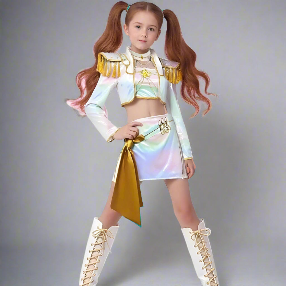 BowLift | Kpop Halloween Costume Girls Holographic Outfit