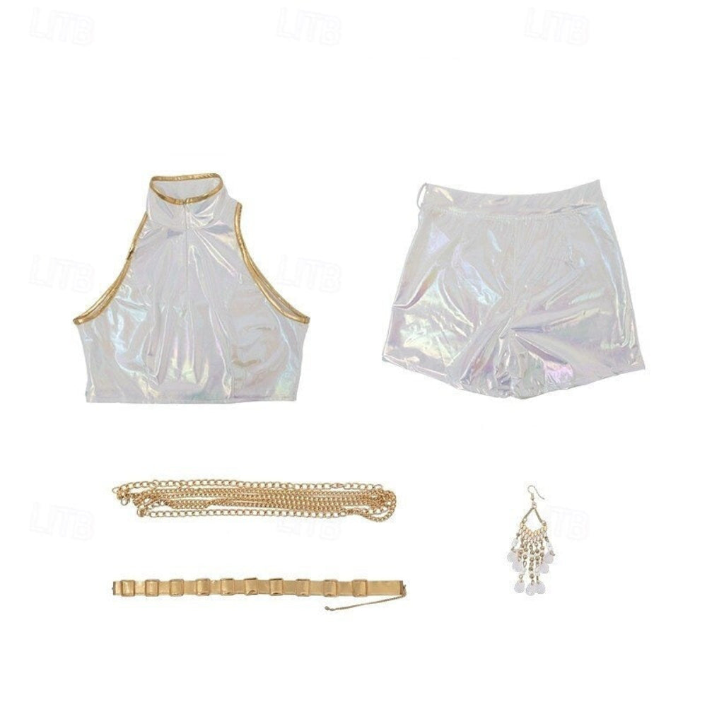 BowLift | Kpop Halloween Costume Girls Holographic Outfit