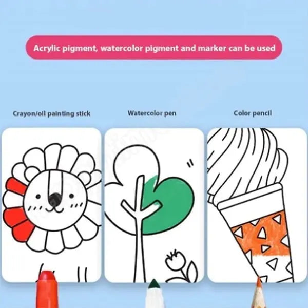 BowLift | Children's Creative Stencil Roller – Reusable Art Sticker Set for Kids