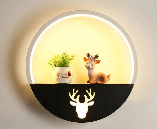 Wall light children's room – Creative LED night light wall lamp with bracket | Bowlift