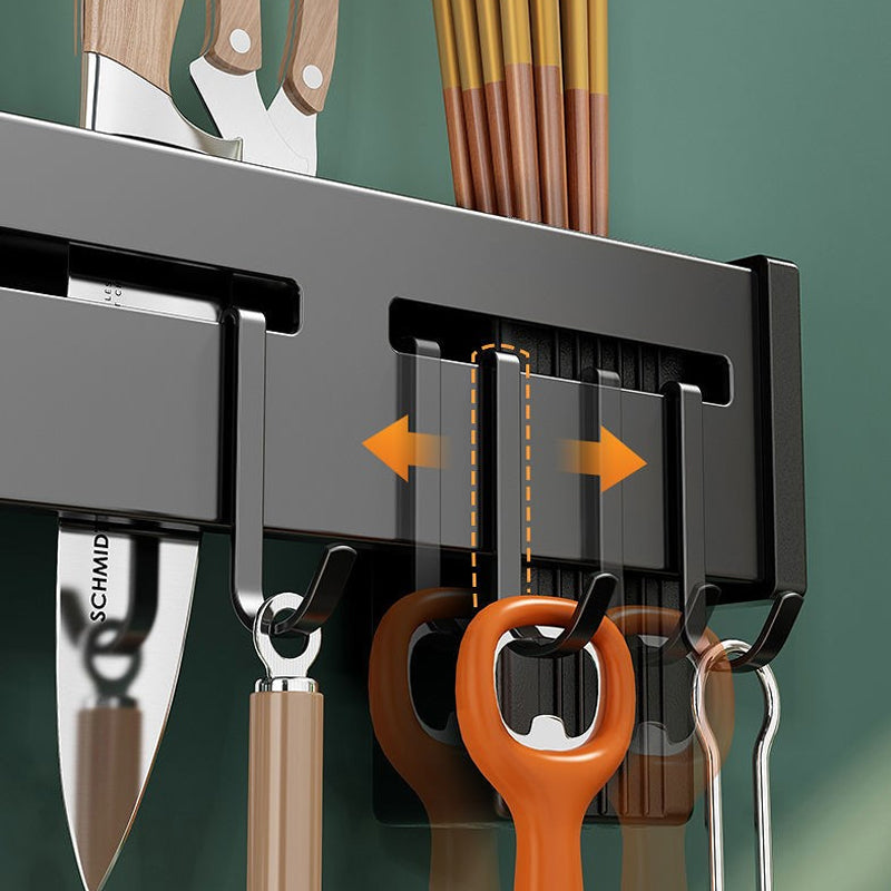 Multifunctional Kitchen Wall-Mounted Knife Holder, Utensil Organizer | Bowlift