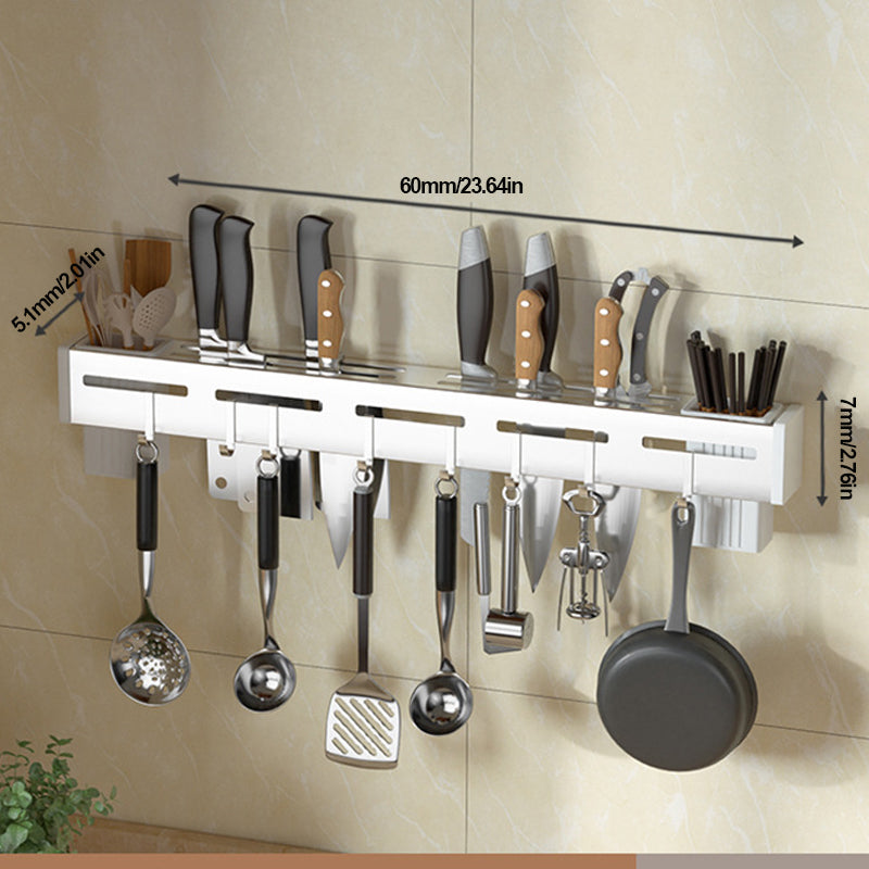 Multifunctional Kitchen Wall-Mounted Knife Holder, Utensil Organizer | Bowlift