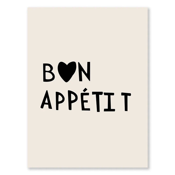Kitchen Cooking Love Quotes Wall Art Fine Art Canvas Prints Minimalist Modern Typographic Posters Pictures For Kitchen Dining Room Cafe Art Decor | Bowlift
