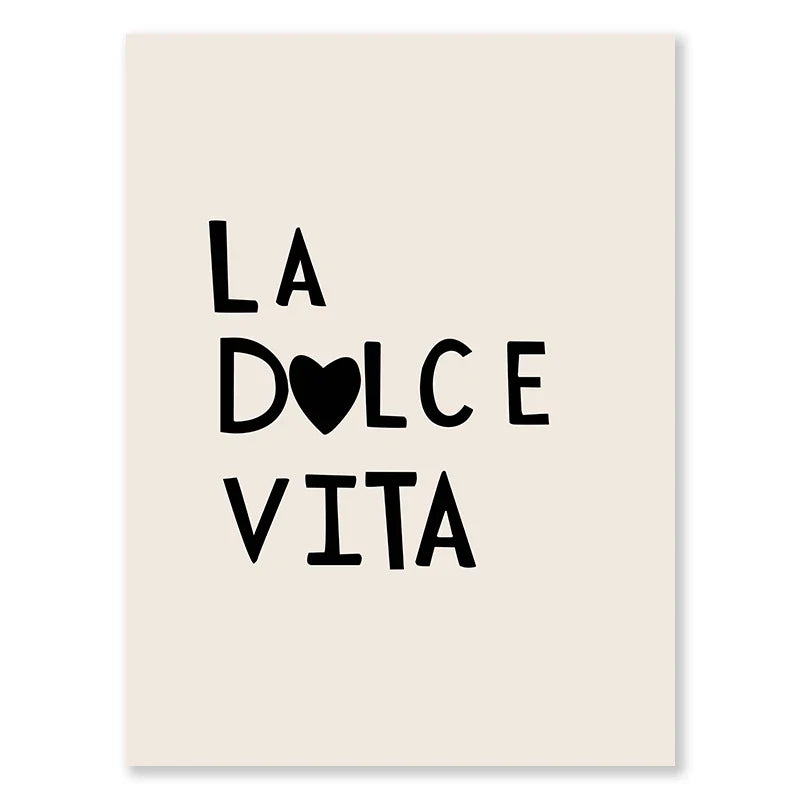 Kitchen Cooking Love Quotes Wall Art Fine Art Canvas Prints Minimalist Modern Typographic Posters Pictures For Kitchen Dining Room Cafe Art Decor | Bowlift