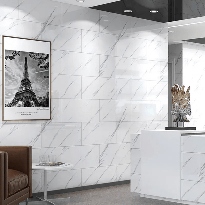 BowLift | Self-adhesive marble PVC floor tiles 60×30 cm