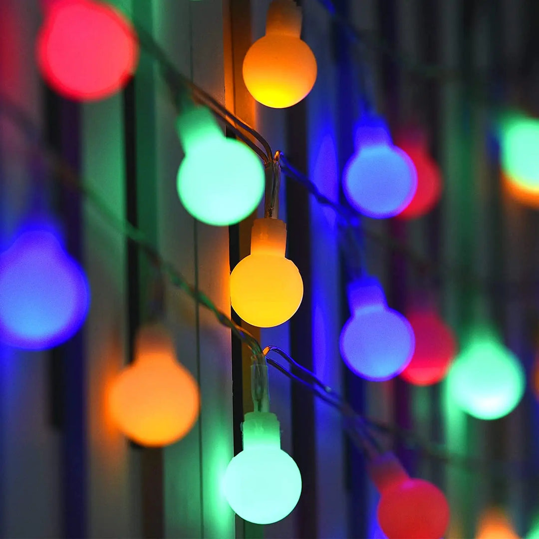 BowLift | GlowySphere LED Lichtslinger – Warme & Kleurrijke Bolverlichting voor Binnen en Buiten