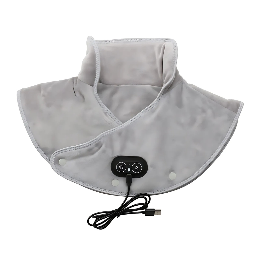 BowLift | Electric Blanket with Heating and Vibrations – Ergonomic Blanket for Neck and Shoulders