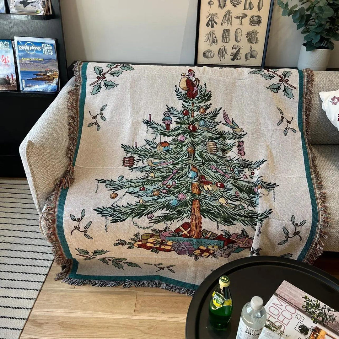 BowLift | Christmas Blanket with Nutcracker, Soft Fleece, Perfect for Decoration and Winter Evenings