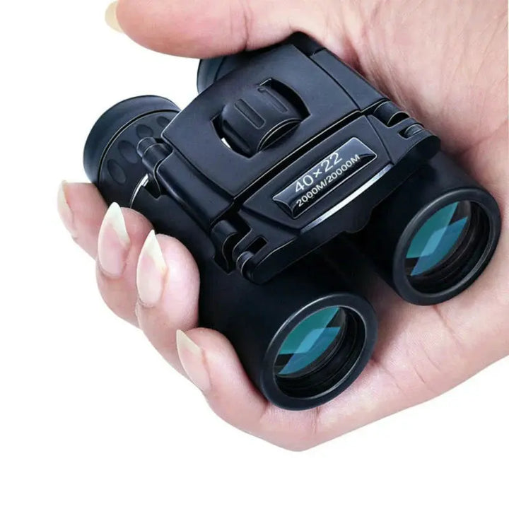 Folding binoculars 40x22 for travel and outdoor | Bowlift