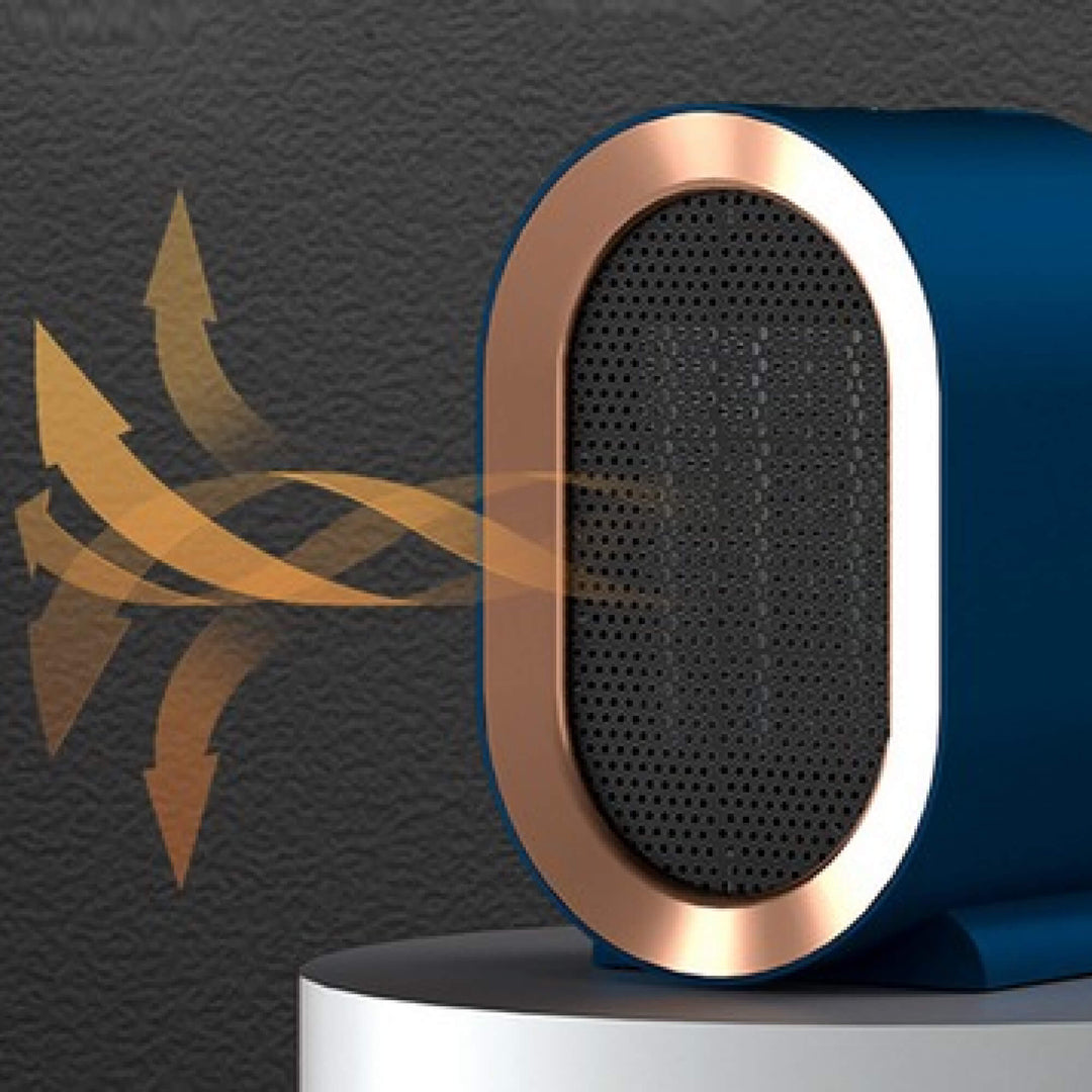 BowLift | Compact Electric Heater Energy-Saving Ceramic for Small Rooms – Quiet Heating 800-1200 W