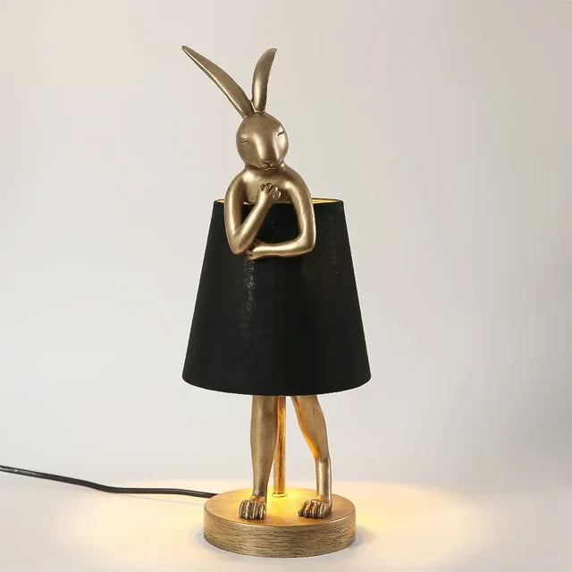 Rabbit Table Lamp – Dimmable LED Night Light in Modern Design for Kids' Room & Living Room | Bowlift