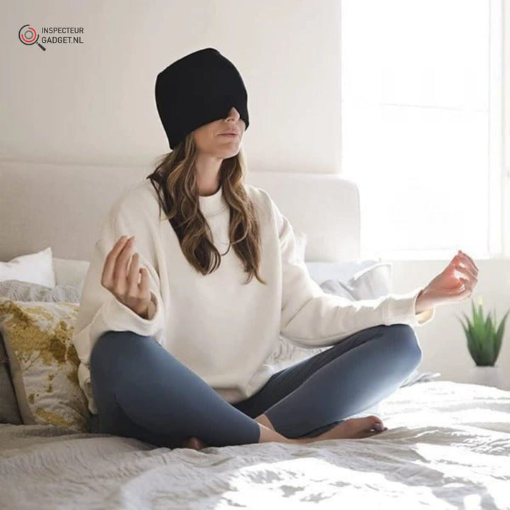 BowLift | Head support – Migraine & headache mask with cold and heat function