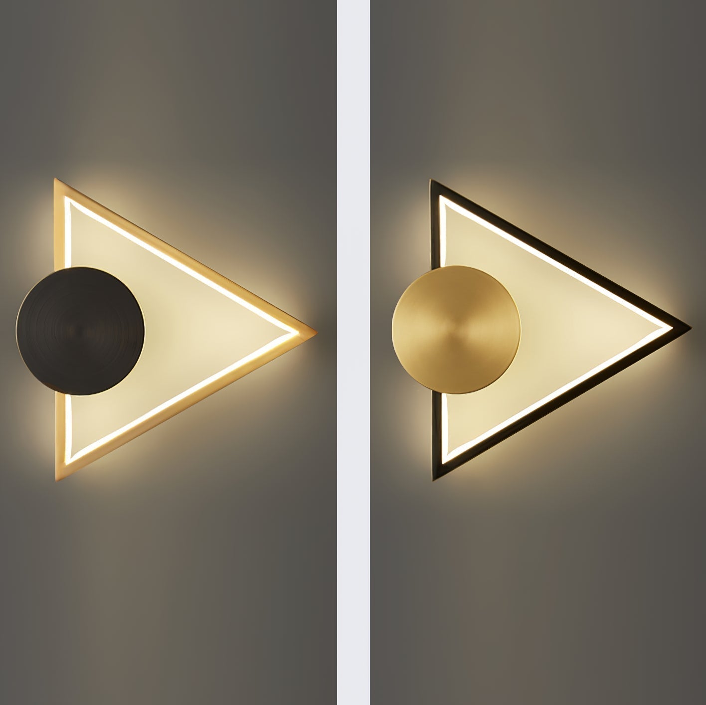 BowLift | GeoLight – Sleek Geometric Wall Lamp for Contemporary Spaces