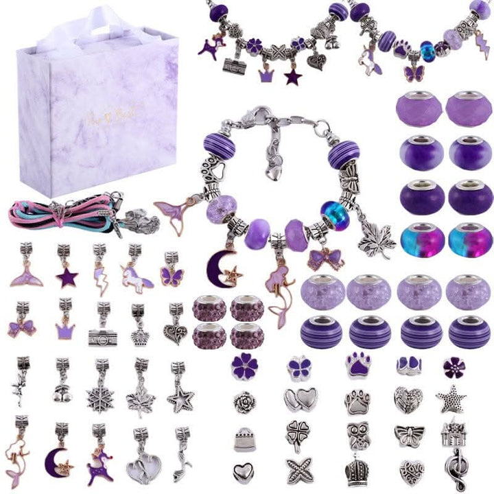 BowLift | Creative Bracelet Craft Kit for Girls with Sparkling Charms