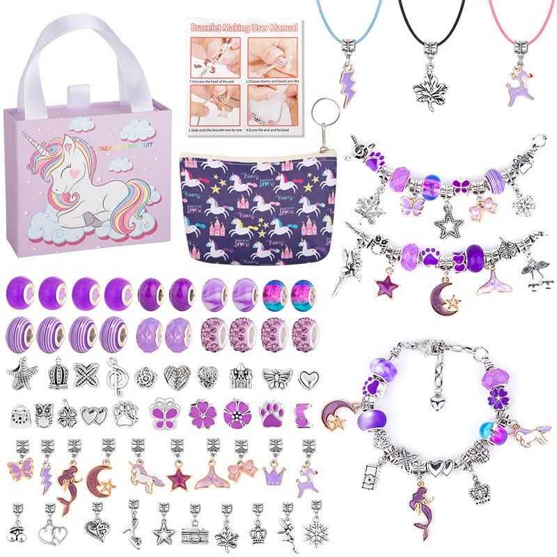 BowLift | Creative Bracelet Craft Kit for Girls with Sparkling Charms