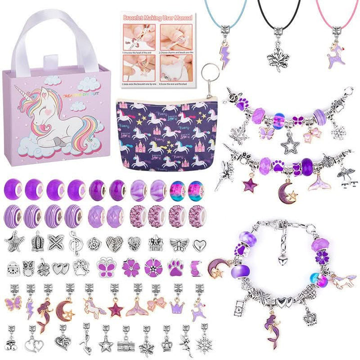 BowLift | Creative Bracelet Craft Kit for Girls with Sparkling Charms