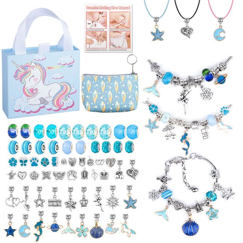 BowLift | Creative Bracelet Craft Kit for Girls with Sparkling Charms
