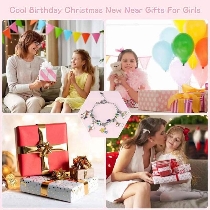 BowLift | Creative Bracelet Craft Kit for Girls with Sparkling Charms